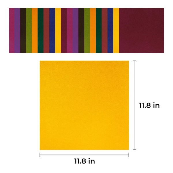 1 25  10-Color Felt Fabric Squares (20 pcs) Hot on Sale - Image 4