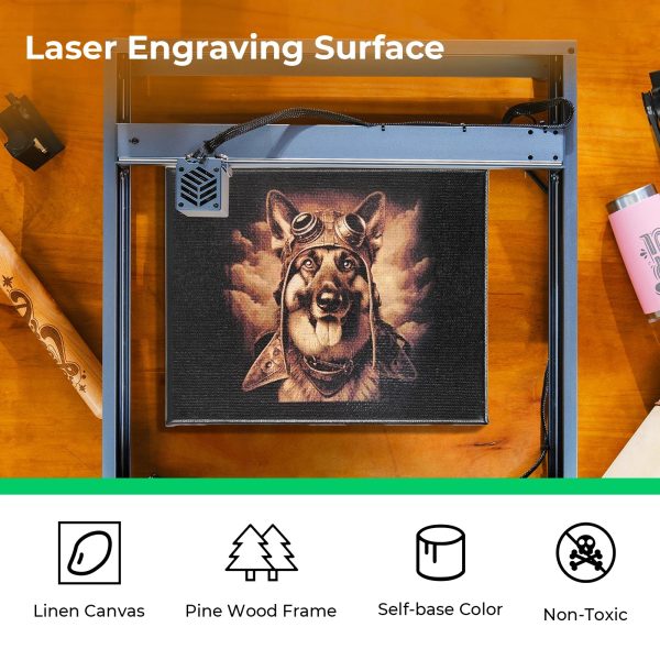 Coated Canvas for Engraving (3pcs) Online Sale - Image 4
