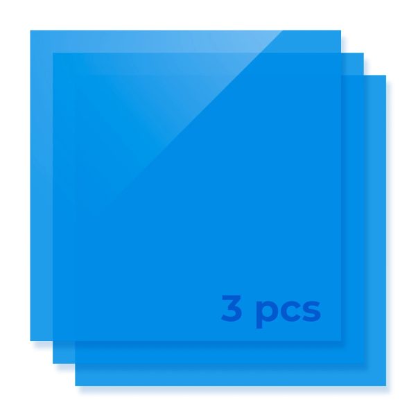 1 8  Cobalt Blue Translucent Glossy Acrylic Sheet Plexiglass (3pcs) Online Hot Sale - Image 4