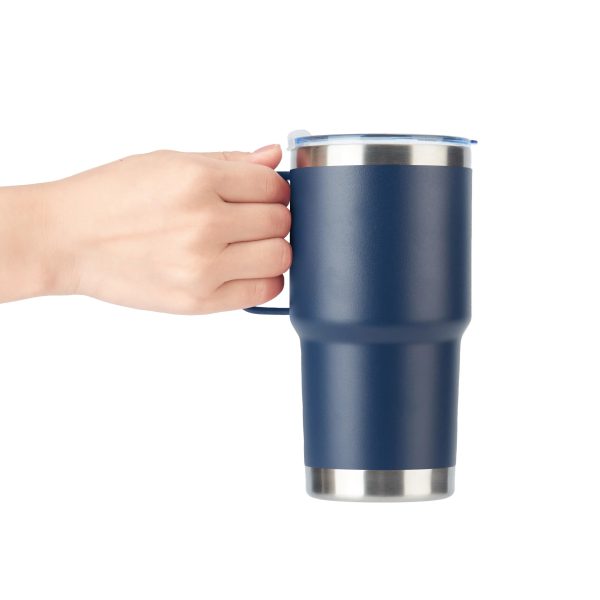 Navy Stainless Steel Tumbler kit with Handle (20oz) For Cheap