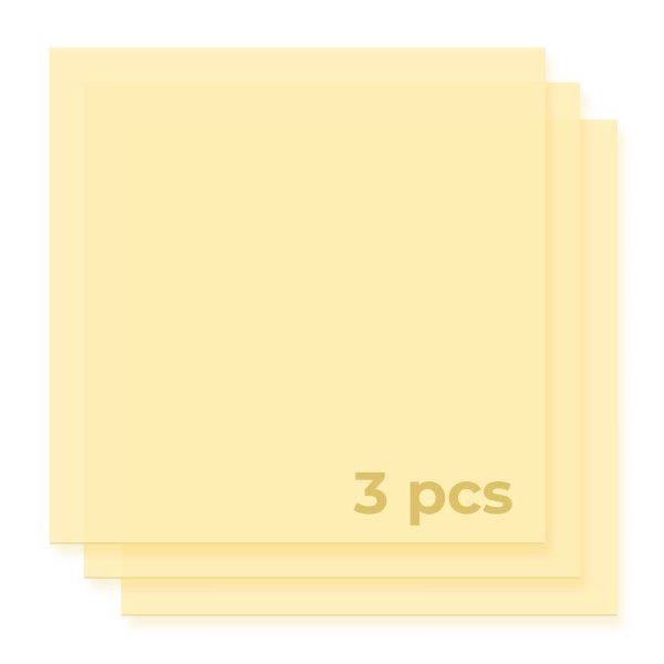1 8  Frosted Yellow Acrylic Sheet Plexiglass (3pcs) Discount - Image 4