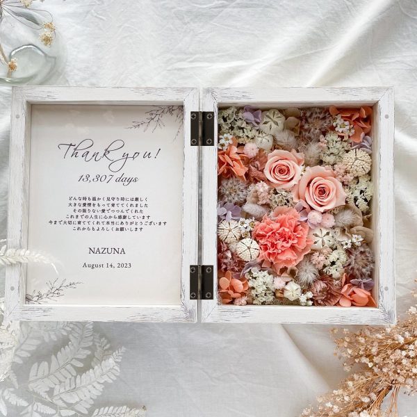 Distressed White Magnetic Shadow Box Frame with Linen Back Fashion - Image 2