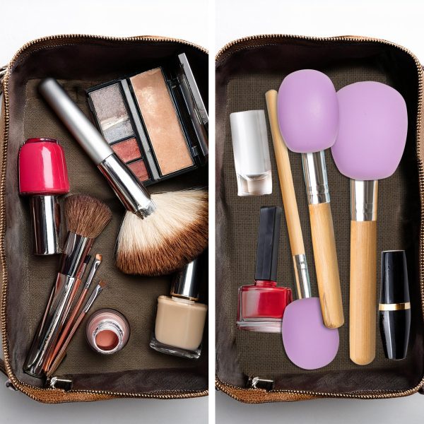 Eurow Luxe Silicone Makeup Brush Cover for Seamless Protection and Storage, 3-Pack, Purple For Sale - Image 4