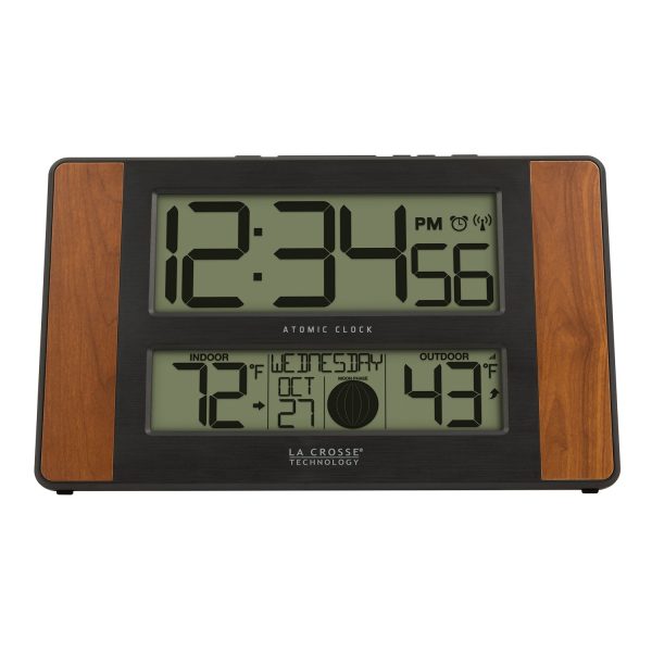 513-1417CHV2 Atomic Digital Wall Clock Discount - Image 2