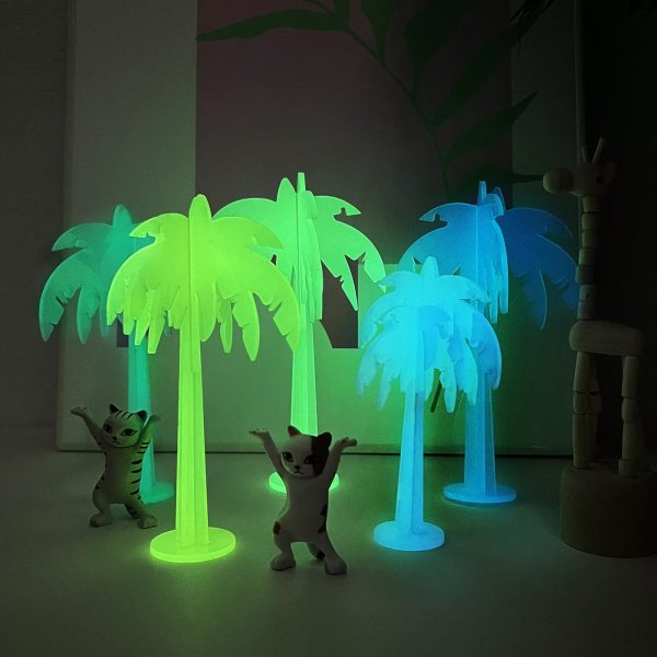 1 8  Glow in the Dark Acrylic Sample Set (5pcs) Online now - Image 2