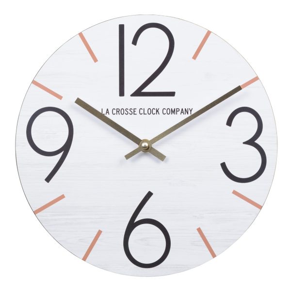 404-3828H 11-inch Loft MDF Analog Wall Clock For Cheap