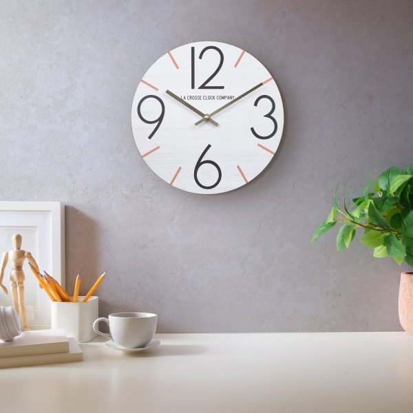 404-3828H 11-inch Loft MDF Analog Wall Clock For Cheap - Image 3