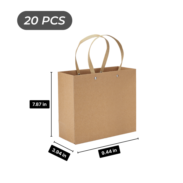 Kraft Paper Bag with Handle For Discount - Image 5