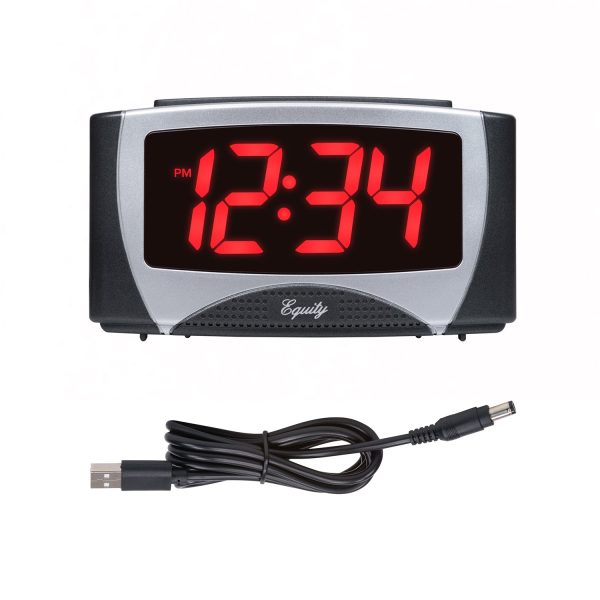 30029-USB 1.2  LED Alarm Clock For Discount - Image 5