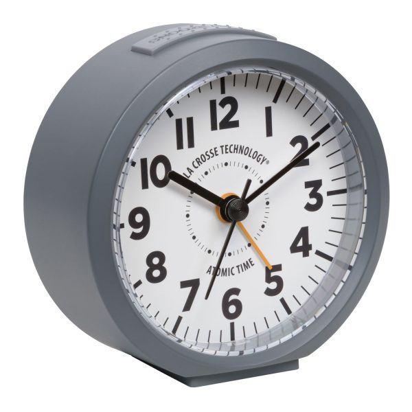 617-710 Atomic Analog Alarm Clock – Gray Hot on Sale - Image 3