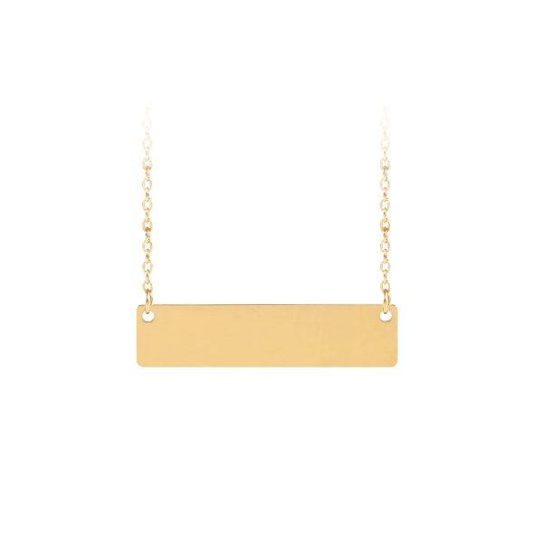 Stainless Steel Gold Bar Necklace (6pcs) Hot on Sale