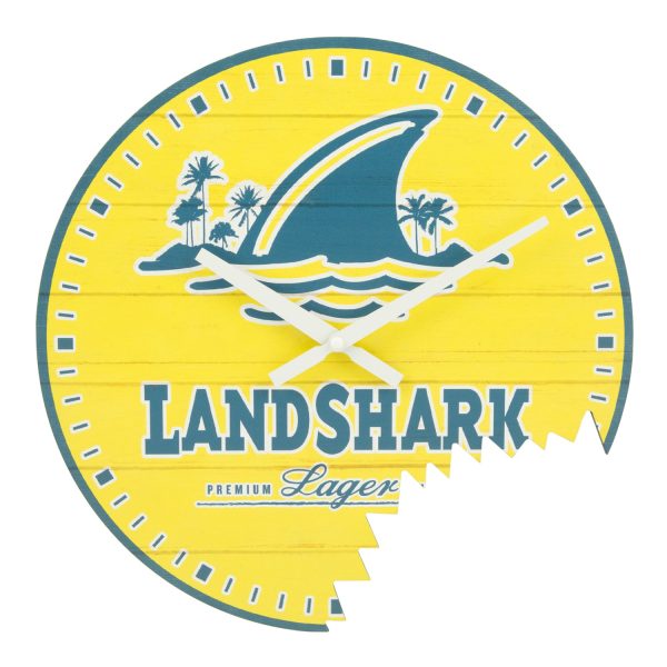 404-3435 14-inch Landshark Indoor Analog Wall Clock Online Hot Sale