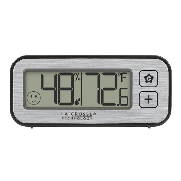513-148 Mini Digital Clock with Comfort Meter Indoor Temp and Humidity Online Hot Sale - Image 2