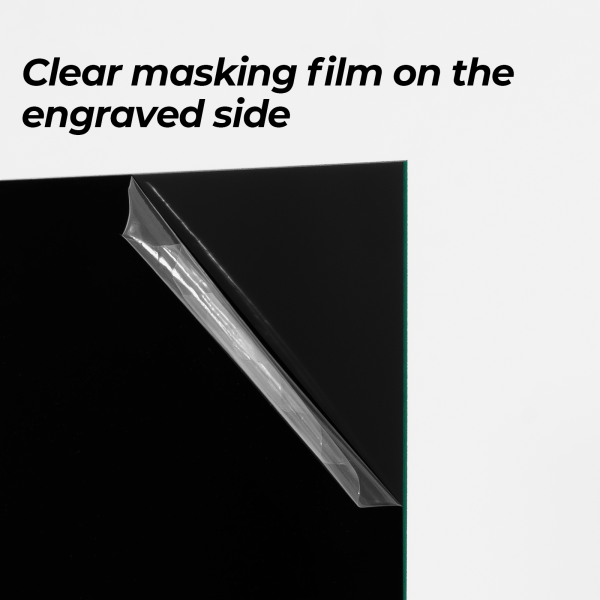 1 20  Laser Engraving Two-Tone Plastic Sheet Black to Green (5pcs) For Discount - Image 3